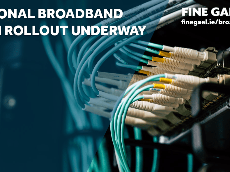 Skerries to get 500MBps High Speed Broadband welcome Cllr Tom&nbsp;OLeary